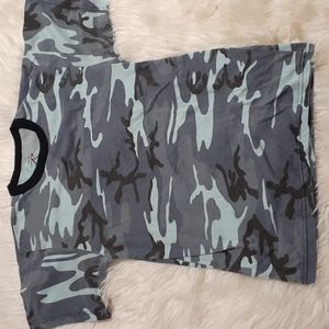 Rothco Blue Grey Camo T-Shirt Mens Medium